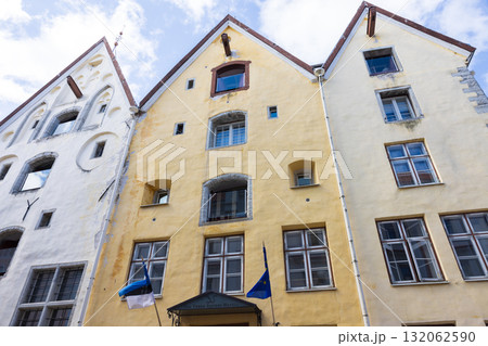 バルト三国のエストニアの首都タリン歴史地区の風景 バルト三国のエストニアの首都タリン歴史地区の風景 132062590