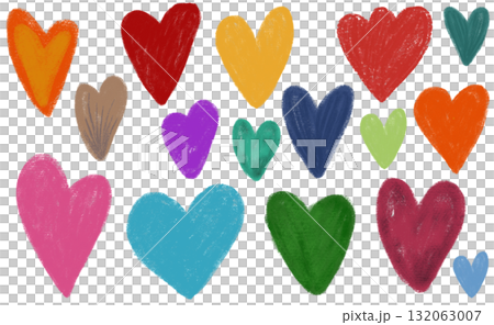 Set of Hearts . Whimsical collection. love Shapes for your design. Textured Valentine's Day signs. Hand Drawn illustration. Set of Hearts . Whimsical collection. love Shapes for your design. Textured Valentine's Day signs. Hand Drawn illustration. 132063007