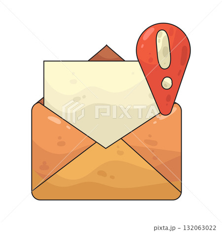 illustration of Email Notification illustration of Email Notification 132063022