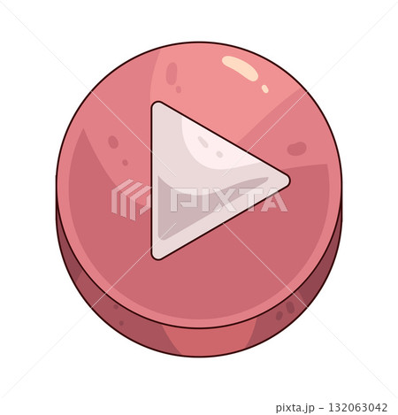 illustration of Play Button illustration of Play Button 132063042