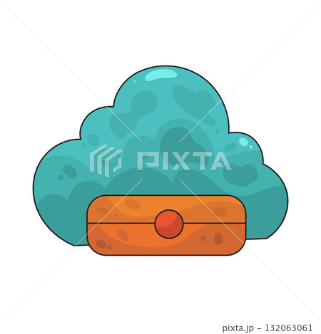 illustration of Cloud Storage illustration of Cloud Storage 132063061