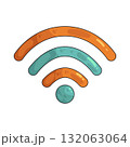 illustration of WiFi Signal 132063064