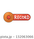 illustration of Recording Symbol 132063066