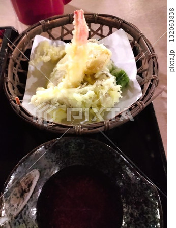 信州そば 天ざるそば 信州そば 天ざるそば 132063838