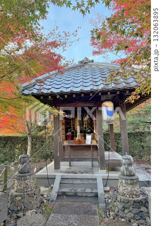 京都市左京区鹿ヶ谷 住蓮山安楽寺の紅葉 京都市左京区鹿ヶ谷 住蓮山安楽寺の紅葉 132063895