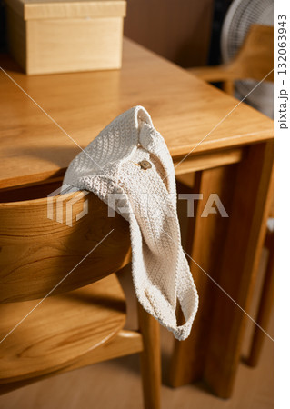 Close up wood modern design chairs 132063943