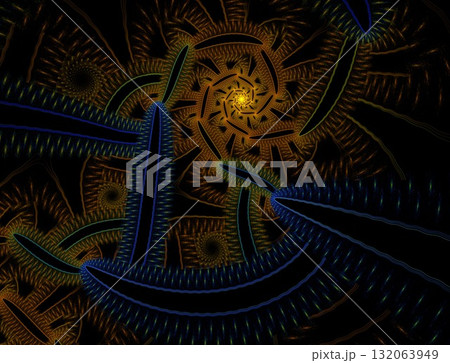 Imaginatory fractal abstract background Image 132063949