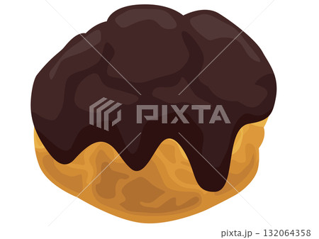 チョコがけシュークリーム 単品 チョコがけシュークリーム 単品 132064358