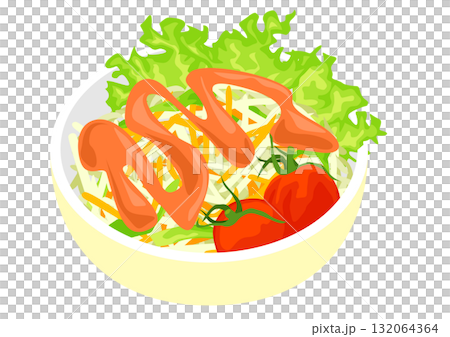 サラダ　単品 132064364