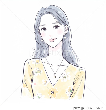 女性・女の子のイラスト素材 女性・女の子のイラスト素材 132065603