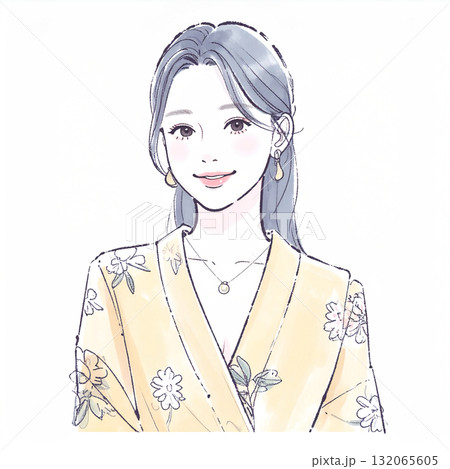 女性・女の子のイラスト素材 女性・女の子のイラスト素材 132065605