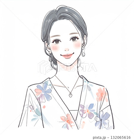 女性・女の子のイラスト素材 女性・女の子のイラスト素材 132065616