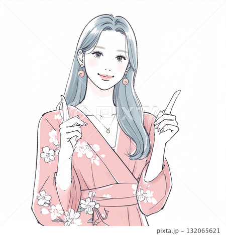 女性・女の子のイラスト素材 132065621