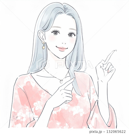 女性・女の子のイラスト素材 132065622