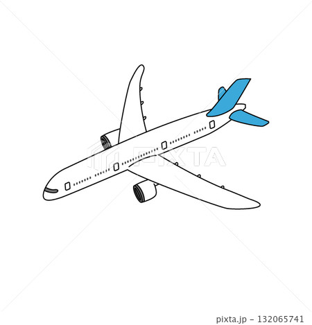 旅客機のイラスト 旅客機のイラスト 132065741