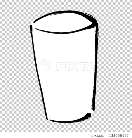 手繪杯子插圖 132066192