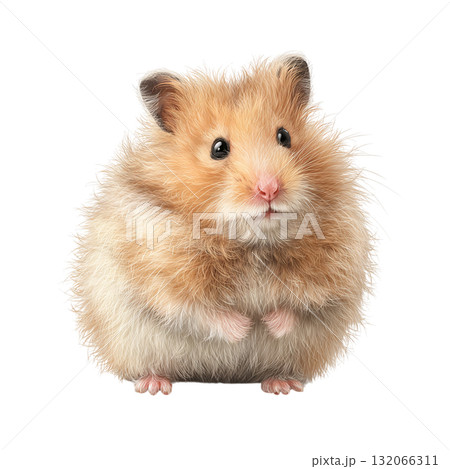 かわいいハムスターのイラスト 132066311