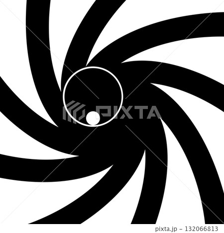 James rifled gun barrel grooves. Abstract horizontal background inside a gun barrel vector pattern, rifled James rifled gun barrel grooves. Abstract horizontal background inside a gun barrel vector pattern, rifled 132066813