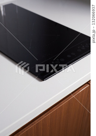 close up image of a stylish kitchen counter close up image of a stylish kitchen counter 132066937