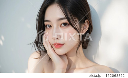 綺麗な女性のビューティーイメージ 132068822