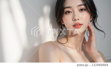 綺麗な女性のビューティーイメージ 132068984