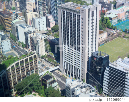 麻布台ヒルズより望む神谷町・芝公園方面の眺望　 都市景観（2025年9月） 132069044