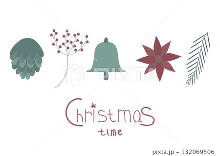 Christmas decoration set 132069506