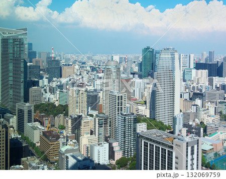 麻布台ヒルズより望む愛宕・新橋・虎ノ門方面の眺望 都市景観(2025年9月) 麻布台ヒルズより望む愛宕・新橋・虎ノ門方面の眺望 都市景観(2025年9月) 132069759