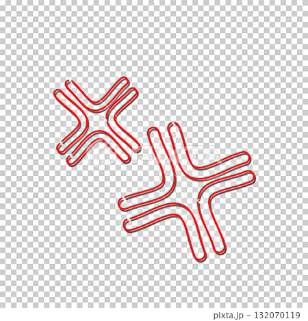 ネオン感情表現　怒りマーク　カラー 132070119