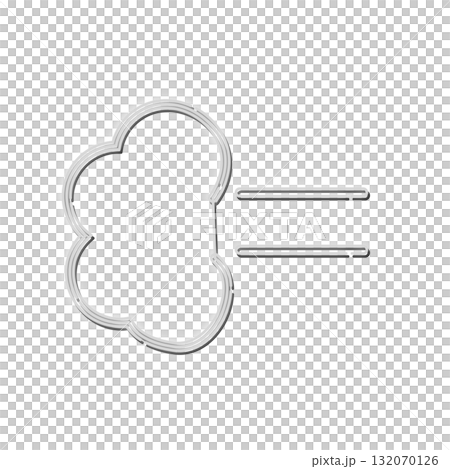 ネオン感情表現 ため息 空気 イラスト カラー ネオン感情表現 ため息 空気 イラスト カラー 132070126