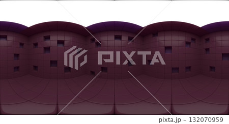 8K bordo HDRI map, panorama background, modern high contrast interior light source rendering 132070959