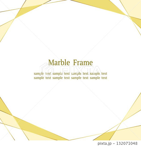 クラシックジェムストーンフレーム（ゴールド＆ベージュ・スクエア） 132071048