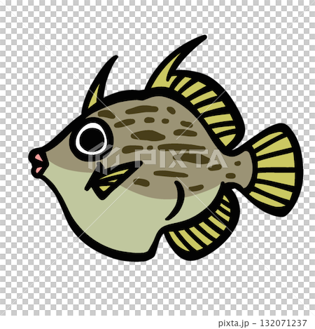 簡單的銼魚插圖 132071237