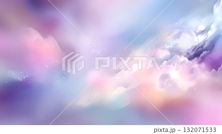 Abstract foggy blur with soft pastel tones and a dreamy vibe. 132071533