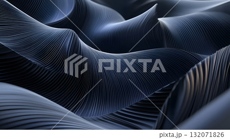 3D Abstract Wave Texture Background 132071826