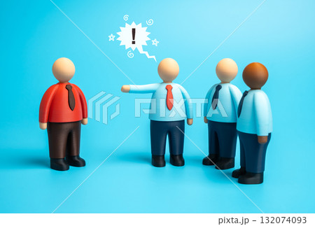 Gaslighting and harassment of subordinates in the workplace. Toxic boss and poor attitude toward employees. Themes of corporate abuse, stress, HR ethics. Psychology, leadership, labor relations Gaslighting and harassment of subordinates in the workplace. Toxic boss and poor attitude toward employees. Themes of corporate abuse, stress, HR ethics. Psychology, leadership, labor relations 132074093