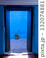 Colorful entrance to old mansion 132074881
