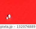 Milk container on red background. 132074889