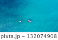 Fishing boat on the turquoise sea 132074908
