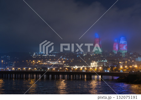 panoramic view of Baku, Azerbaijan panoramic view of Baku, Azerbaijan 132075191
