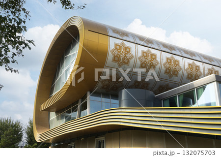 the Azerbaijan Carpet Museum in Baku, Azerbaijan 132075703