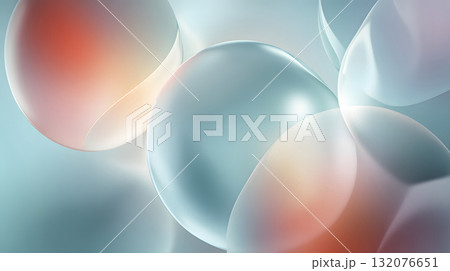 Colorful abstract gradient background with soft glass texture 132076651