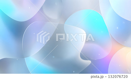 Colorful abstract gradient background with soft glass texture 132076720