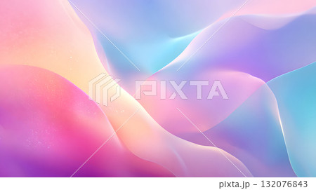 Colorful abstract gradient background with soft glass texture 132076843
