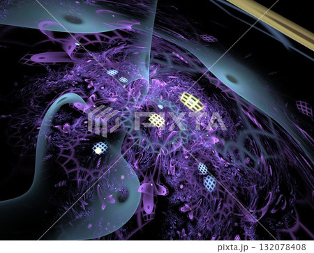 Imaginatory fractal abstract background Image 132078408