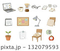 ホームオフィスアイテム 132079593