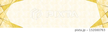 マーブルデザインフレーム（ゴールド・ワイドサイズ） 132080763