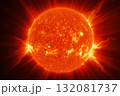 太陽のクローズアップのイメージ　AI生成画像 132081737