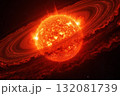 太陽の誕生のイメージ　AI生成画像 132081739