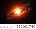 太陽の誕生のイメージ　AI生成画像 132081740